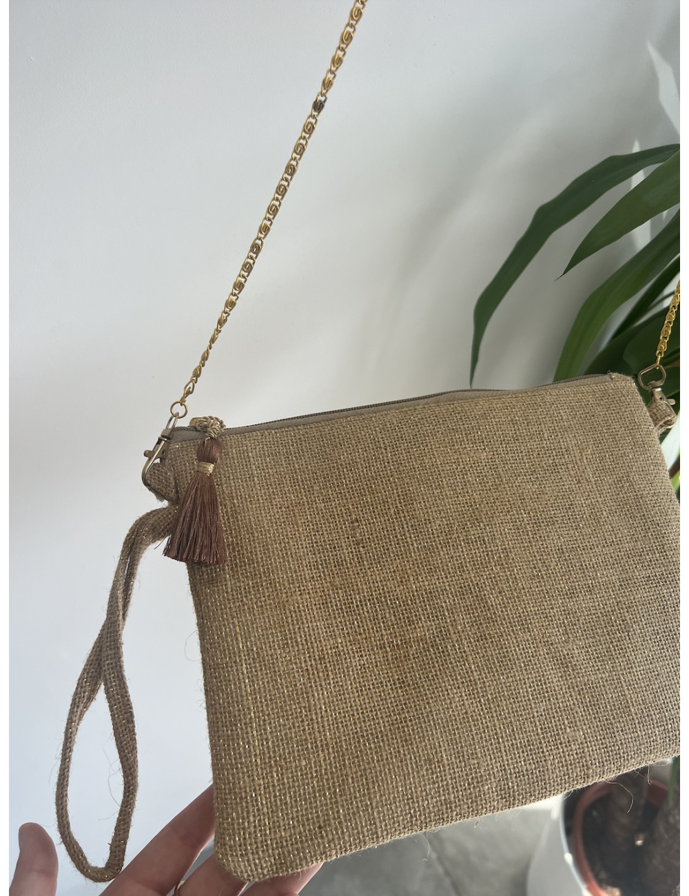 Pochette toile outlet