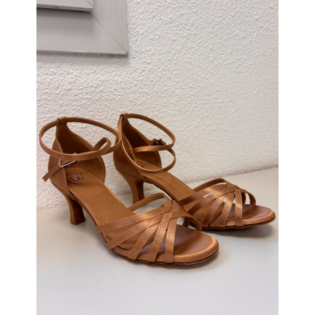 Chaussures de danse de salon tan LUCCIA - Dansez-Vous