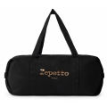 SAC POLOCHON NOIR EN COTON TAILLE L REPETTO