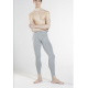 Collant HAMADA sans pied taille haute HOMME gris et noir en Coton Elasthanne - WEARMOI 