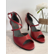 Chaussures de danse rouge ROSSO LATINO