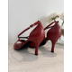 Chaussures de danse rouge ROSSO LATINO